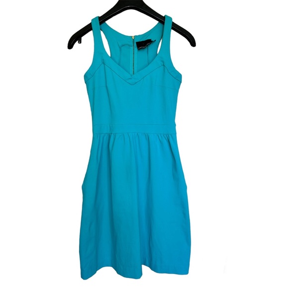 Cynthia Rowley Teal Blue Casual Midi Dress Size XS - Picture 1 of 6